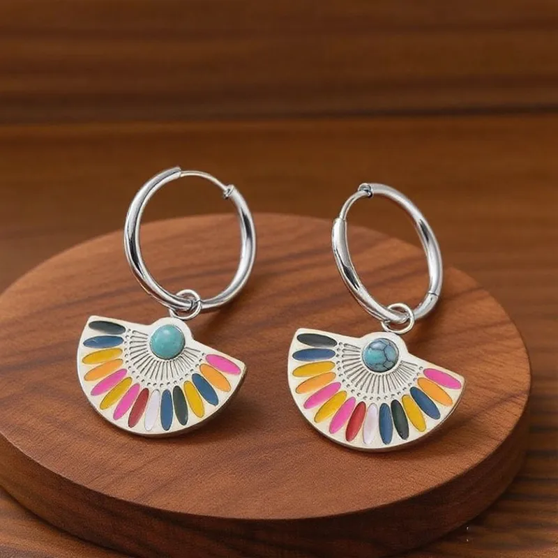 Boucles d'oreilles Mimose
