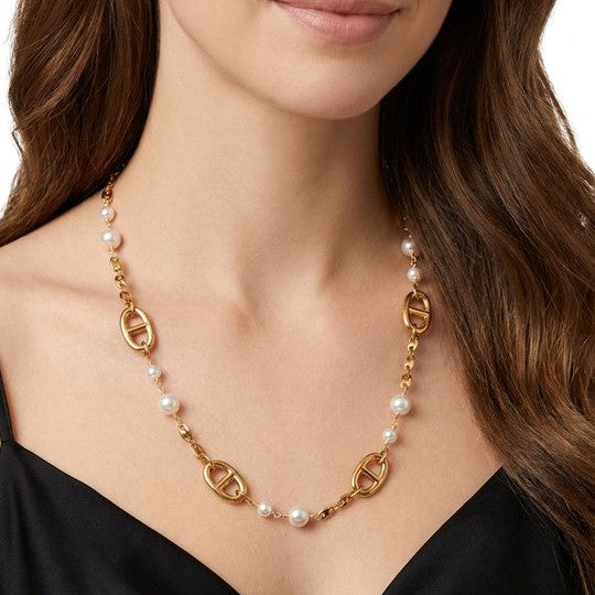 Collier Maille marine