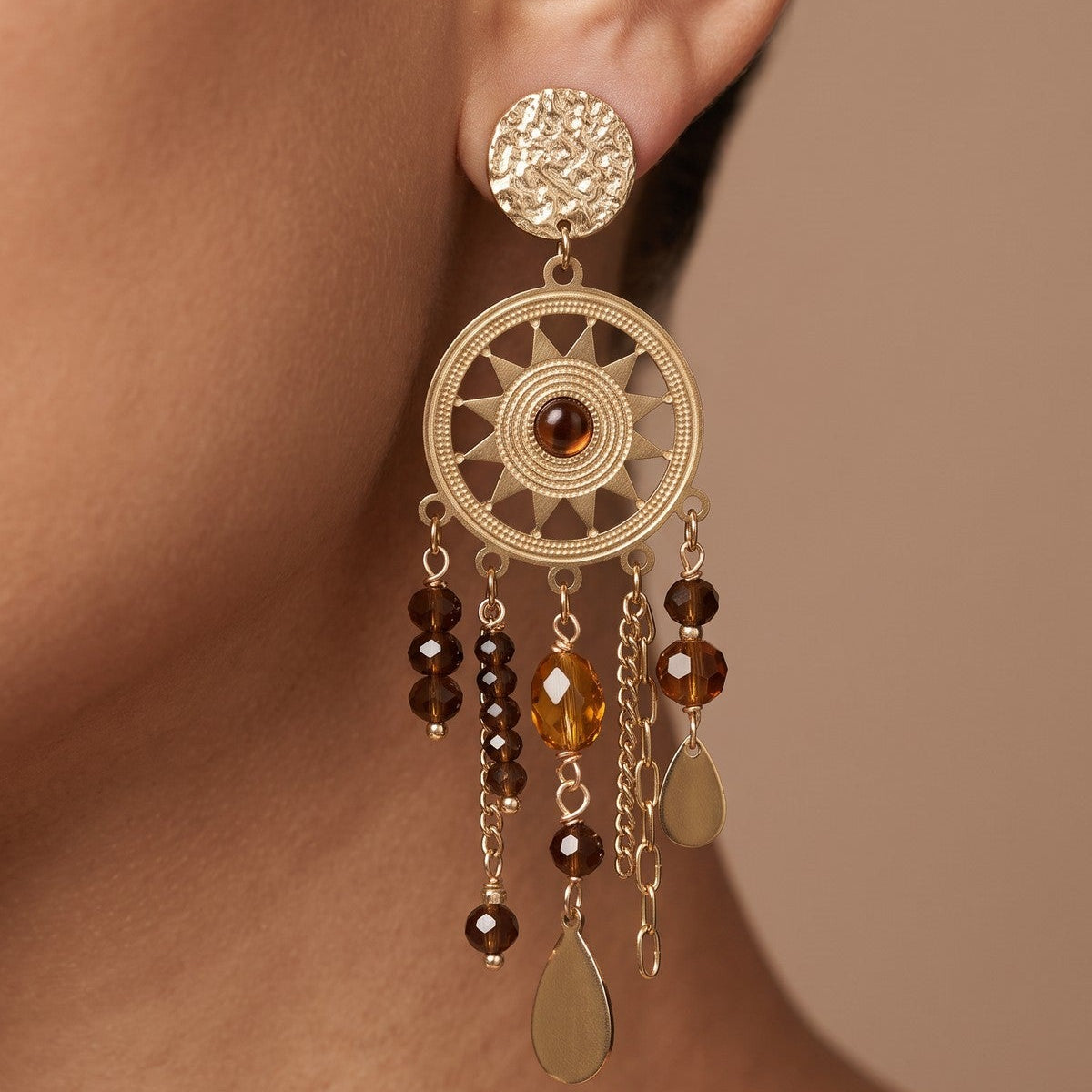 Boucles d'oreilles Attrape rêve