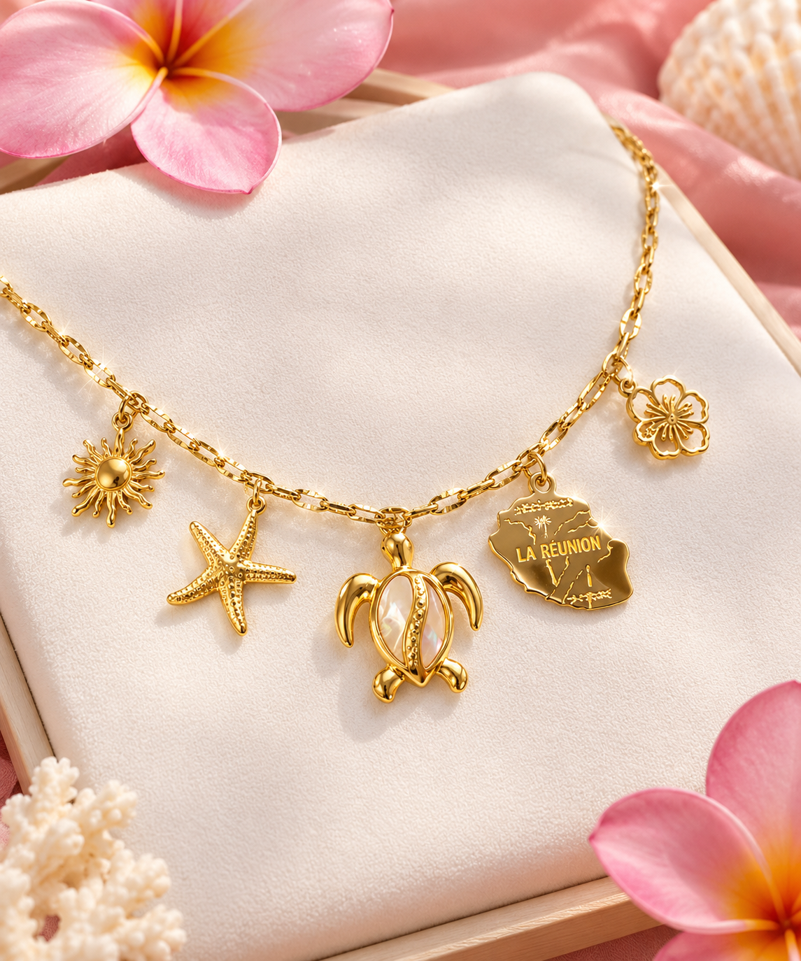 Collier tortue unique