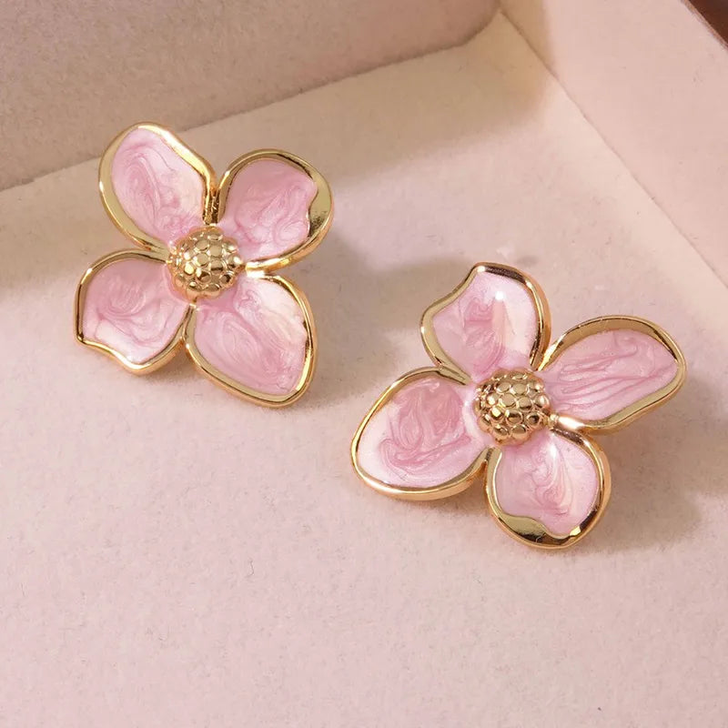 Boucles d'oreilles Fleur