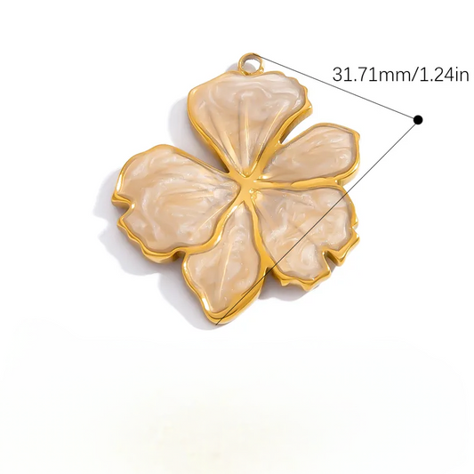 Charms Fleur Blanche Dafy