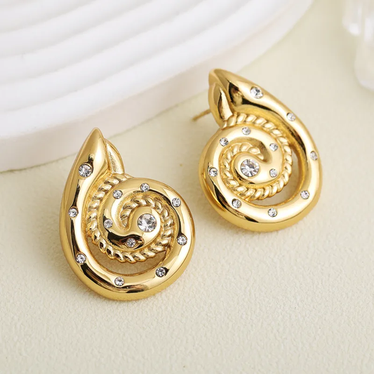 Boucles d'oreilles Escargot