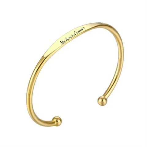 Bracelet joncs Homme          Ma lueur d'espoir