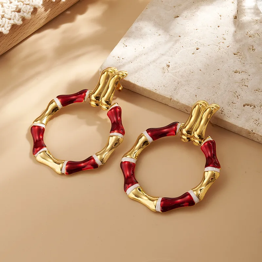 Boucles d'oreilles Noël