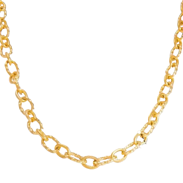 Collier  à personnalisé  grosse  maille