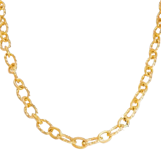 Collier  à personnalisé  grosse  maille