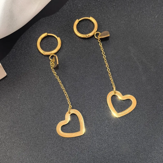 Boucles d'oreilles coeur