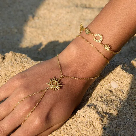 Bracelet chaîne de main solea
