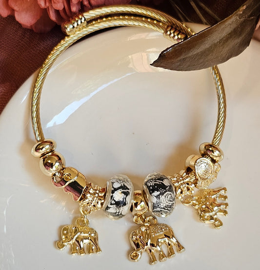 Bracelet breloque Éléphant