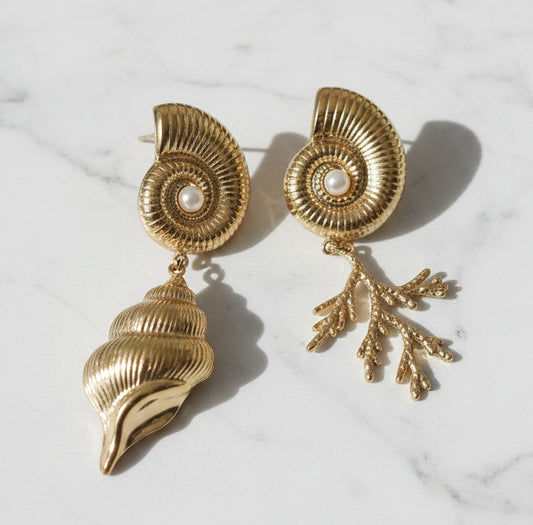 Boucles d'oreilles Nir