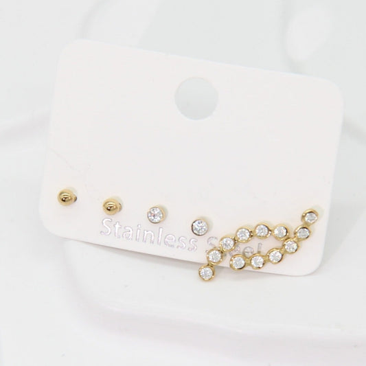 Ensemble boucles d'oreilles