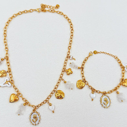 Parure collier et bracelet