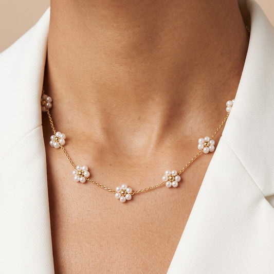 Collier marguerite 3 coloris