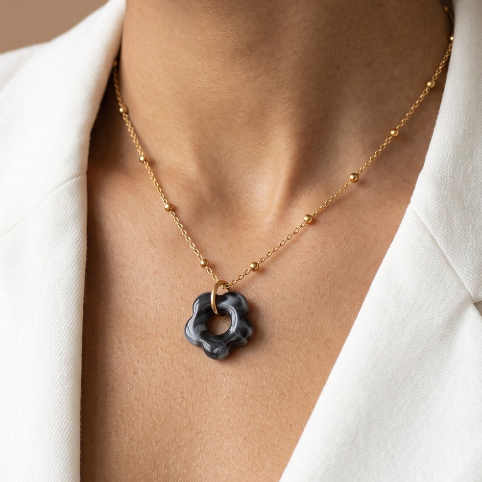 Parure collier et bracelet Noiry
