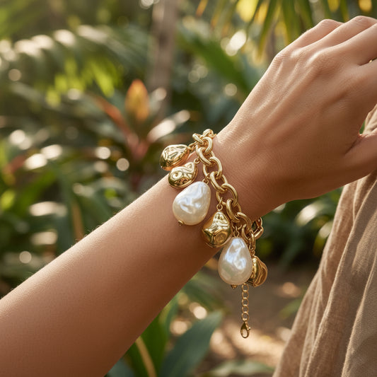 Bracelet Nacré blanc